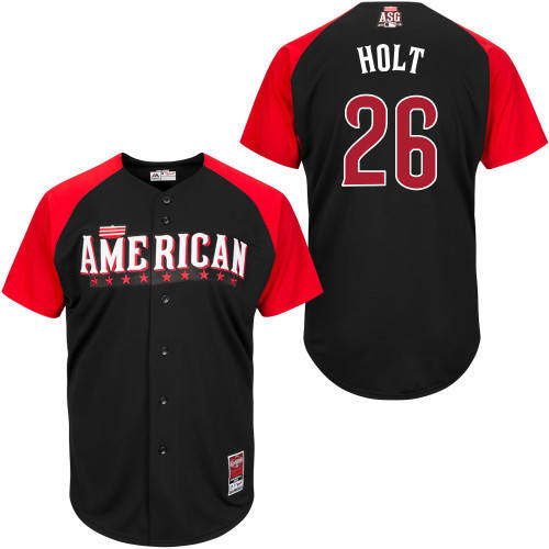 American League Authentic #26 Holt 2015 All-Star Stitched Jersey